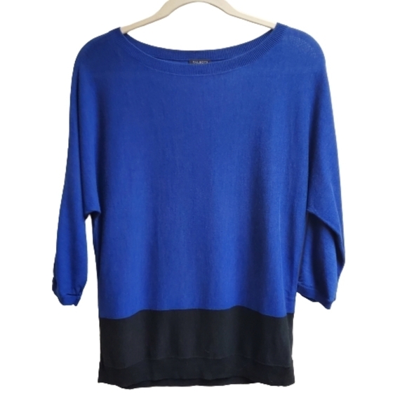 Talbots Color Block Sweater LP - Picture 1 of 4